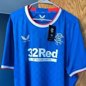 Glasgow Rangers FC 2023 Castore Home Jersey 2XL NWT